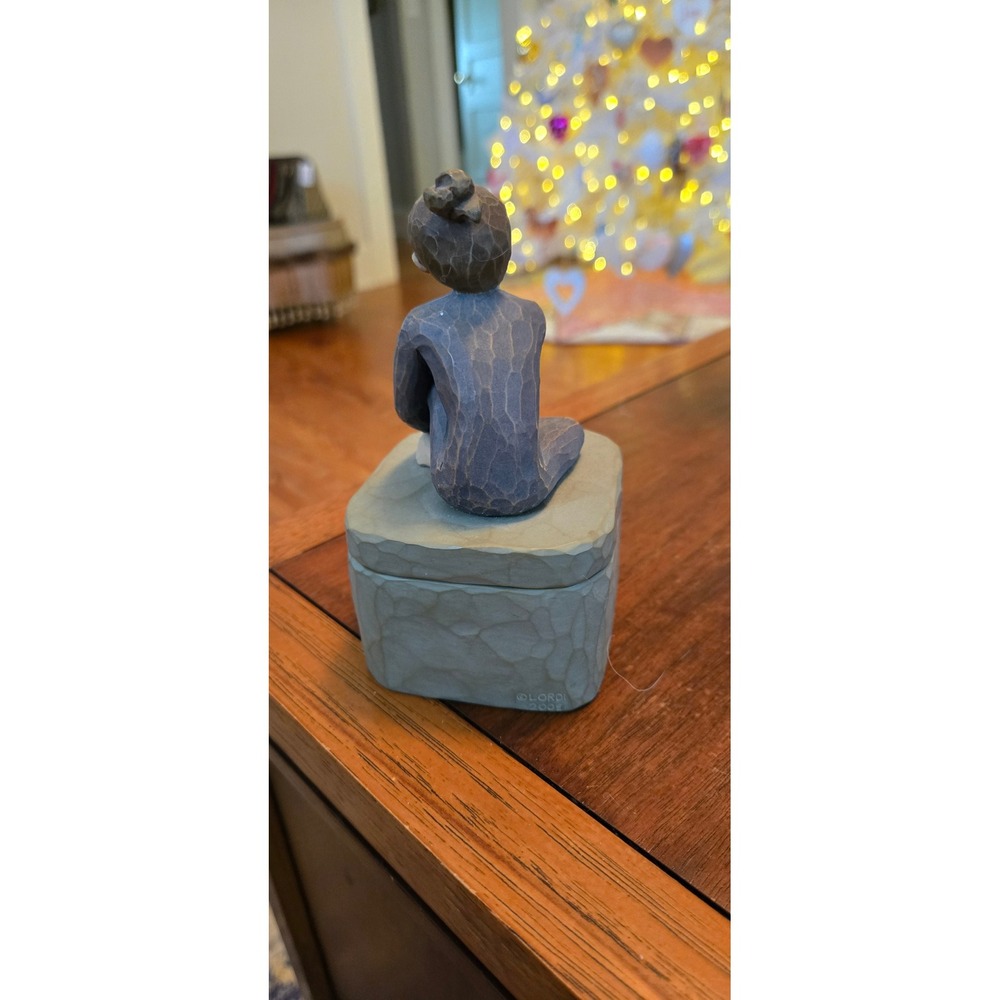 Willow Tree The Dancer Resin Box Susan Lordi 2005 Demdaco Keepsake Trinket - Picture 3 of 7